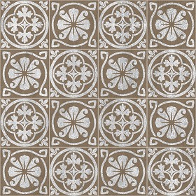 Textures   -   ARCHITECTURE   -   TILES INTERIOR   -   Cement - Encaustic   -  Victorian - Victorian cement floor tile texture seamless 13707