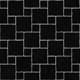 Textures   -   ARCHITECTURE   -   PAVING OUTDOOR   -   Marble  - Black marble paving outdoor texture seamless 17825 (seamless)