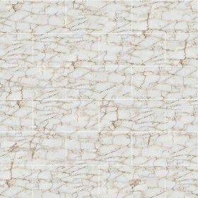 Textures   -   ARCHITECTURE   -   TILES INTERIOR   -   Marble tiles   -   White  - Calacatta gold white marble floor tile texture seamless 14856 (seamless)