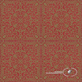 Textures   -   ARCHITECTURE   -   TILES INTERIOR   -   Ornate tiles   -  Mixed patterns - Ceramic ornate tile texture seamless 20282