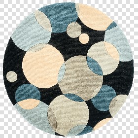 Textures   -   MATERIALS   -   RUGS   -   Round rugs  - Contemporary patterned round rug texture 20006