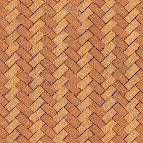 Textures   -   ARCHITECTURE   -   PAVING OUTDOOR   -   Terracotta   -  Herringbone - Cotto paving herringbone outdoor texture seamless 16100