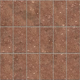 Textures   -   ARCHITECTURE   -   PAVING OUTDOOR   -   Terracotta   -  Blocks regular - Cotto paving outdoor regular blocks texture seamless 06692