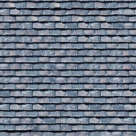 Textures   -   ARCHITECTURE   -   ROOFINGS   -  Flat roofs - England old flat clay roof tiles texture seamless 03573