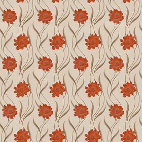 Textures   -   MATERIALS   -   WALLPAPER   -   Floral  - Floral wallpaper texture seamless 11035 (seamless)