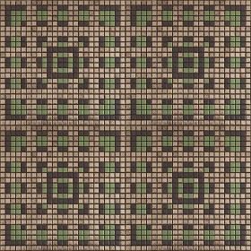 Textures   -   ARCHITECTURE   -   TILES INTERIOR   -   Mosaico   -   Classic format   -  Patterned - Mosaico patterned tiles texture seamless 15080