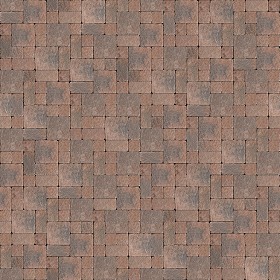 Textures   -   ARCHITECTURE   -   PAVING OUTDOOR   -   Pavers stone   -  Blocks mixed - Pavers stone mixed size texture seamless 06141