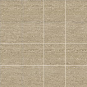 Textures   -   ARCHITECTURE   -   TILES INTERIOR   -   Marble tiles   -   Travertine  - Roman travertine floor tile texture seamless 14714 (seamless)