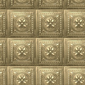 Textures   -   MATERIALS   -   METALS   -   Panels  - Brass metal panel texture seamless 10446 (seamless)