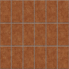 Textures   -   ARCHITECTURE   -   PAVING OUTDOOR   -   Terracotta   -   Blocks regular  - Cotto paving outdoor regular blocks texture seamless 06693 (seamless)