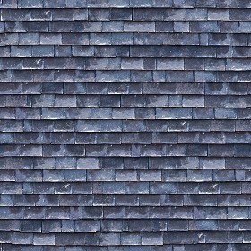 Textures   -   ARCHITECTURE   -   ROOFINGS   -  Flat roofs - England old flat clay roof tiles texture seamless 03574