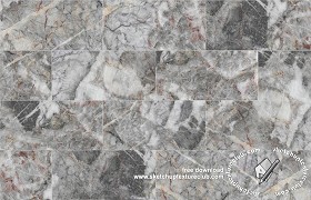 Textures   -   ARCHITECTURE   -   TILES INTERIOR   -   Marble tiles   -  Grey - Peach blossom carnian gray marble floor texture seamless 19118