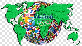 Textures   -   ARCHITECTURE   -   DECORATIVE PANELS   -   World maps   -   Various maps  - Rio olympic 2016 mural map interior decoration 17111