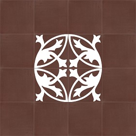 Textures   -   ARCHITECTURE   -   TILES INTERIOR   -   Cement - Encaustic   -  Encaustic - Traditional encaustic cement ornate tile texture seamless 13490