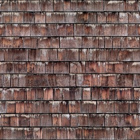 Textures   -   ARCHITECTURE   -   ROOFINGS   -  Shingles wood - Wood shingle roof texture seamless 03833