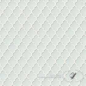 Textures   -   ARCHITECTURE   -   TILES INTERIOR   -   Ornate tiles   -   Geometric patterns  - Arabescque mosaic tile texture seamless 18915 (seamless)