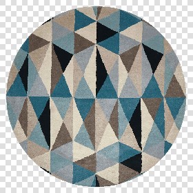 Textures   -   MATERIALS   -   RUGS   -  Round rugs - Contemporary patterned round rug texture 20008