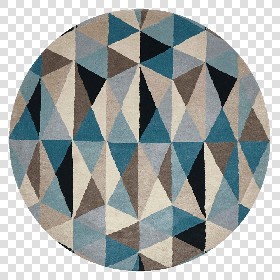 Textures   -   MATERIALS   -   RUGS   -   Round rugs  - Contemporary patterned round rug texture 20008