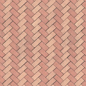 Textures   -   ARCHITECTURE   -   PAVING OUTDOOR   -   Terracotta   -  Herringbone - Cotto paving herringbone outdoor texture seamless 16102