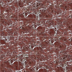 Textures   -   ARCHITECTURE   -   TILES INTERIOR   -   Marble tiles   -   Red  - Lepanto red marble floor tile texture seamless 14639 (seamless)