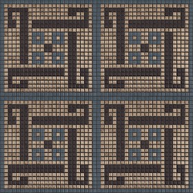 Textures   -   ARCHITECTURE   -   TILES INTERIOR   -   Mosaico   -   Classic format   -   Patterned  - Mosaico patterned tiles texture seamless 15082 (seamless)