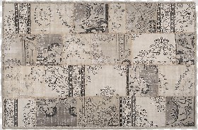 Textures   -   MATERIALS   -   RUGS   -  Patterned rugs - Patchwork patterned rug texture 19875