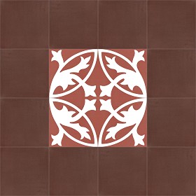 Textures   -   ARCHITECTURE   -   TILES INTERIOR   -   Cement - Encaustic   -   Encaustic  - Traditional encaustic cement ornate tile texture seamless 13491 (seamless)