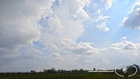 Textures   -   BACKGROUNDS &amp; LANDSCAPES   -  SKY &amp; CLOUDS - Cloudy sky whit rural background 18375