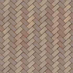 Textures   -   ARCHITECTURE   -   PAVING OUTDOOR   -   Terracotta   -   Herringbone  - Cotto paving herringbone outdoor texture seamless 16103 (seamless)