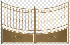 Textures   -   ARCHITECTURE   -   BUILDINGS   -   Gates  - Cut out gold entrance gate texture 18623