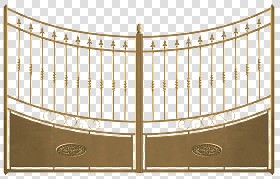 Textures   -   ARCHITECTURE   -   BUILDINGS   -  Gates - Cut out gold entrance gate texture 18623