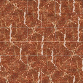 Textures   -   ARCHITECTURE   -   TILES INTERIOR   -   Marble tiles   -  Red - Damascus red marble floor tile texture seamless 14640