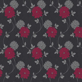 Textures   -   MATERIALS   -   WALLPAPER   -   Floral  - Floral wallpaper texture seamless 11038 (seamless)