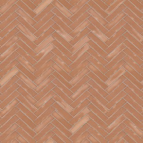 Textures   -   ARCHITECTURE   -   TILES INTERIOR   -  Terracotta tiles - Terracotta herringbone tile texture seamless 16066
