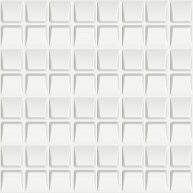 Textures   -   ARCHITECTURE   -   DECORATIVE PANELS   -   3D Wall panels   -   White panels  - White interior 3D wall panel texture seamless 02985 (seamless)