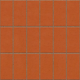 Textures   -   ARCHITECTURE   -   PAVING OUTDOOR   -   Terracotta   -  Blocks regular - Cotto paving outdoor regular blocks texture seamless 06696