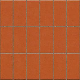 Textures   -   ARCHITECTURE   -   PAVING OUTDOOR   -   Terracotta   -   Blocks regular  - Cotto paving outdoor regular blocks texture seamless 06696 (seamless)