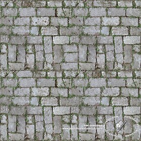 Textures   -   ARCHITECTURE   -   PAVING OUTDOOR   -  Parks Paving - Damged concrete park paving texture seamless 18813