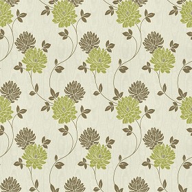 Textures   -   MATERIALS   -   WALLPAPER   -  Floral - Floral wallpaper texture seamless 11039