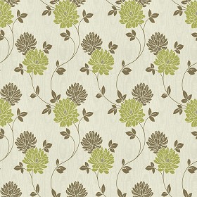 Textures   -   MATERIALS   -   WALLPAPER   -   Floral  - Floral wallpaper texture seamless 11039 (seamless)