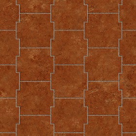 Textures   -   ARCHITECTURE   -   PAVING OUTDOOR   -   Terracotta   -   Blocks mixed  - Paving cotto mixed size texture seamless 06625 (seamless)