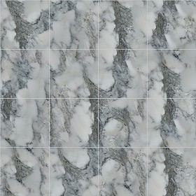 Textures   -   ARCHITECTURE   -   TILES INTERIOR   -   Marble tiles   -   White  - Calacatta white marble floor tile texture seamless 14861 (seamless)