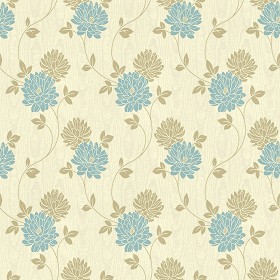 Textures   -   MATERIALS   -   WALLPAPER   -   Floral  - Floral wallpaper texture seamless 11040 (seamless)