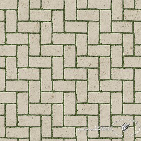 Textures   -   ARCHITECTURE   -   PAVING OUTDOOR   -  Parks Paving - Limestone park paving texture seamless 18814