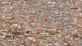Textures   -   ARCHITECTURE   -   STONES WALLS   -   Damaged walls  - Old damaged wall stone texture seamless 17356 (seamless)