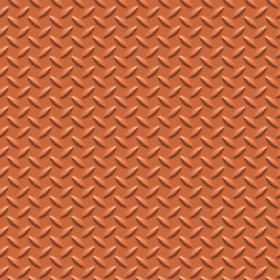 Textures   -   MATERIALS   -   METALS   -  Plates - Orange painted metal plate texture seamless 10632