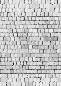 Textures   -   ARCHITECTURE   -   ROADS   -   Paving streets   -   Cobblestone  - Street paving cobblestone texture seamless 07392 - Bump