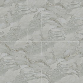 Textures   -   ARCHITECTURE   -   TILES INTERIOR   -   Marble tiles   -   White  - Calacatta white marble floor tile texture seamless 14862 (seamless)