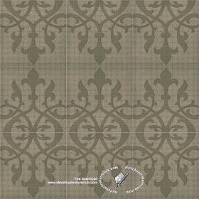 Textures   -   ARCHITECTURE   -   TILES INTERIOR   -   Ornate tiles   -   Mixed patterns  - Ceramic ornate tile texture seamless 20311 (seamless)