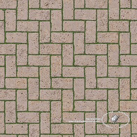 Textures   -   ARCHITECTURE   -   PAVING OUTDOOR   -  Parks Paving - Concrete park paving texture seamless 18815